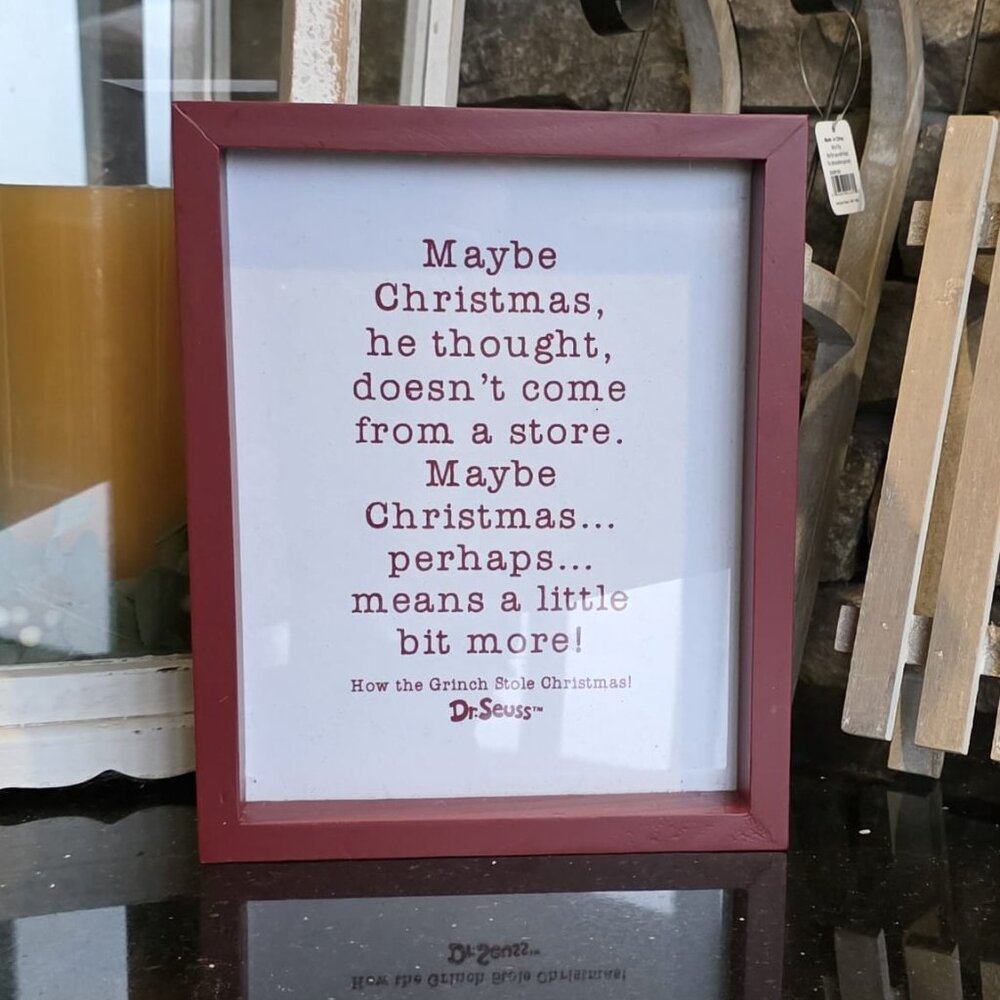 New Grinch Phrase Wall, Table top or Tree Decor Art
